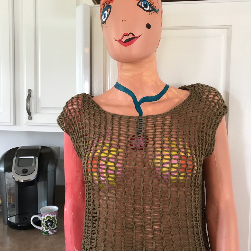 Cute and casual summer short sleeve sweater!